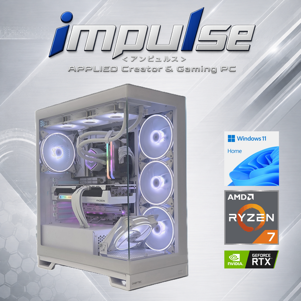 -IM-R79700XAS1N1TNVM_5070-(Ryzen7 9700X/����:DDR5 32GB(16GBx2)/SSD:NVMe 1TB/HDD:-/�Ÿ�:850W 80PLUS GOLD/�����:RTX5070 12GB/Win11Home) Impulse-452072 ���߲�ǽ BTO�ѥ����� GX-30B-ST-OP��Web����