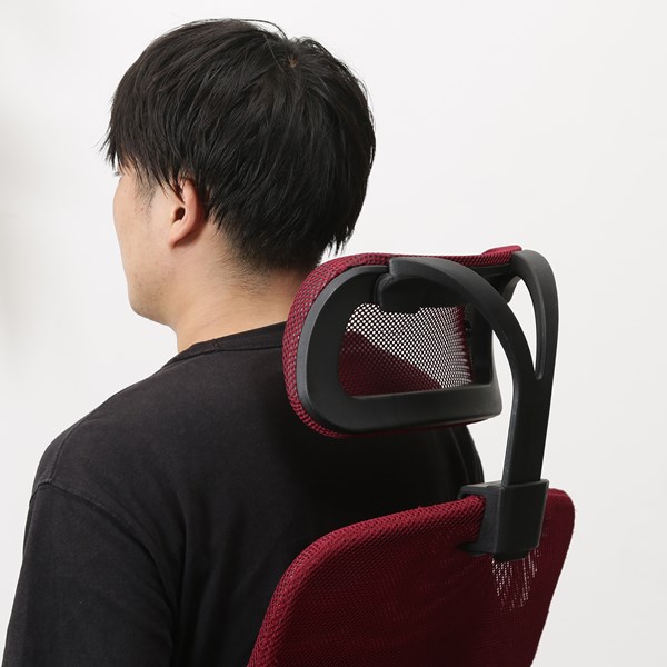 不二貿易 ヘッド付アームアップチェア ARP-01 RD 商品コード35427【代引・日時指定・キャンセル不可・北海道沖縄離島配送不可】 -お取リ寄せ-