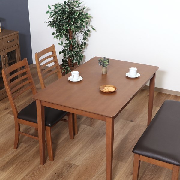 不二貿易 ダイニングテーブル スノア 120*75 SONOA 商品コード96783【代引・日時指定・キャンセル不可・北海道沖縄離島配送不可】 -お取リ寄せ-