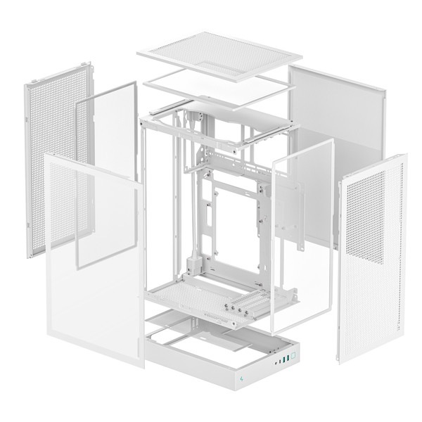 DEEPCOOL PC������ R-CH270-WHNGM0-G-1 (CH270 WH)  �ߥɥ륿� CH170���꡼�����åץ��졼�ɥ�ǥ� ����M-ATX�ޥ����ܡ����б� GPU����388mm�б� ����413mmGPU�б��ڥ���󥻥��Բġ��̳�ƻ����Υ�������Բġ�