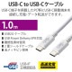 ELECOM ���쥳�� U2C-CCPE10NWH USB Type-c�����֥� 2.0 PD EPR�б� 240W ��USB-C to USB-C�� 1m �ۥ磻�ȡڥ���󥻥��Բġ��̳�ƻ����Υ�������Բġ�