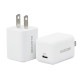 ELECOM ���쥳�� MPA-ACCP27WH USB ���Ŵ� 2�ĥ��å� PD�б� 20W Type-C ��1�ݡ��� ���� ���� iPhone iPad ���ޡ��ȥե��� Android �Ƽ��б� PSEǧ�ھ��� �ۥ磻�ȡڥ���󥻥��Բġ��̳�ƻ����Υ�������Բġ�