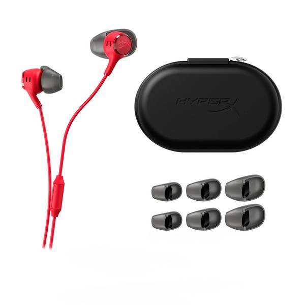 HyperX �����ߥ󥰥���ۥ� HyperX Cloud Earbuds III (Red) ��å� HXR-BN7S0AA 3.5mm ���ƥ쥪�ߥ˥ץ饰��³ �ϥ��ѡ����å��� ����ե��� ����ۥ� PC PS5 PS4 Switch�ڥ���󥻥��Բġ��̳�ƻ����Υ�������Բġ� -������-