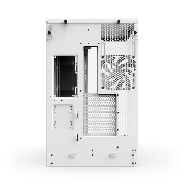 NZXT PCケース H9 FLOW(2025) ホワイト CM-H92FW-01 ファン4基標準搭載 E-ATX/ATX/Micro-ATX/Mini-ITX 斜めファン配置 【キャンセル不可・北海道沖縄離島配送不可】 -お取り寄せ-