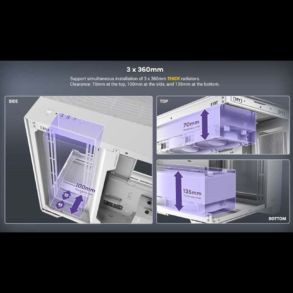 Antec PC������Constellation C8 ARGB WHITE E-ATX�б� �ԥ顼�쥹�ڥ���󥻥��Բġ��̳�ƻ����Υ�������Բġ�