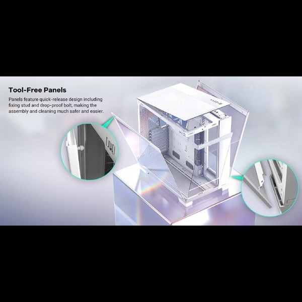 Antec PC������Constellation C8 ARGB WHITE E-ATX�б� �ԥ顼�쥹�ڥ���󥻥��Բġ��̳�ƻ����Υ�������Բġ�