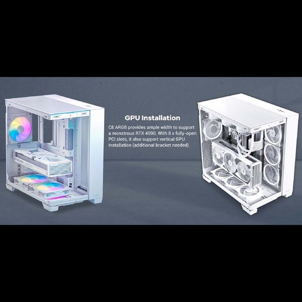 Antec PC������Constellation C8 ARGB WHITE E-ATX�б� �ԥ顼�쥹�ڥ���󥻥��Բġ��̳�ƻ����Υ�������Բġ�