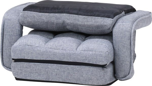 4WAY座椅子 0212 グレー 不二貿易 4WAY座椅子 0212 グレー 0212(GY)【メーカー直送 代引不可