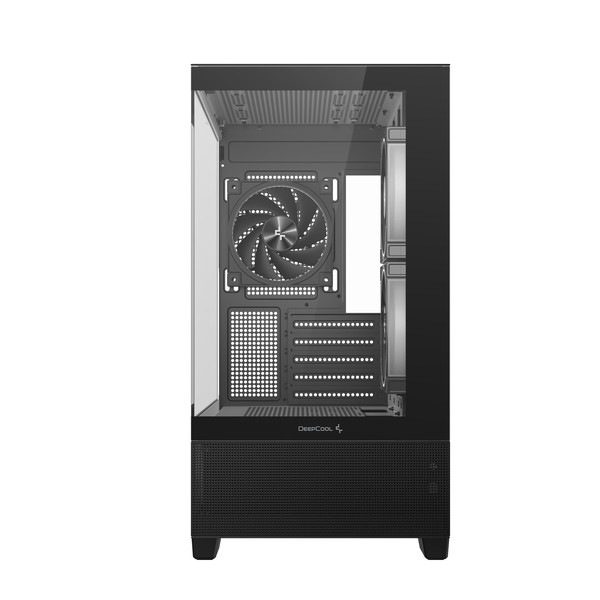 DEEPCOOL PC������ R-CG380-BKAGM3-G (CG380 3F)   �ߥɥ륿� �����ɤȥե���Ȥ˶������饹 �ѥΥ�ޥӥ塼�б��ο�����M-ATX������ ���ǥ�����ARGB PWM�ե���3��ɸ����ܡڥ���󥻥��Բġ��̳�ƻ����Υ�������Բġ�