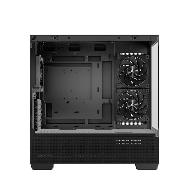 DEEPCOOL PC������ R-CG380-BKAGM3-G (CG380 3F)   �ߥɥ륿� �����ɤȥե���Ȥ˶������饹 �ѥΥ�ޥӥ塼�б��ο�����M-ATX������ ���ǥ�����ARGB PWM�ե���3��ɸ����ܡڥ���󥻥��Բġ��̳�ƻ����Υ�������Բġ�