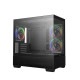 DEEPCOOL PC������ R-CG380-BKAGM3-G (CG380 3F)   �ߥɥ륿� �����ɤȥե���Ȥ˶������饹 �ѥΥ�ޥӥ塼�б��ο�����M-ATX������ ���ǥ�����ARGB PWM�ե���3��ɸ����ܡڥ���󥻥��Բġ��̳�ƻ����Υ�������Բġ�