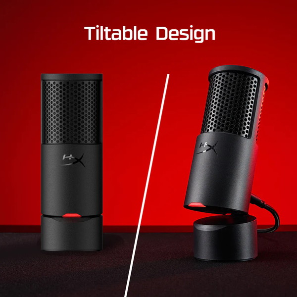 HyperX SoloCast 2 USB Microphone USBゲーミングマイク LEDインジケーター 内蔵ショックマウント ゲーム ボイスチャット 配信用マイク ゲーム実況 配信 テレワーク ゲーミング Zoom AR0A0AA 【キャンセル不可・北海道沖縄離島配送不可】 -お取り寄せ-