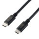 ELECOM ���쥳�� U2C-CCPE20NBK USB Type-c�����֥� 2.0 PD EPR�б� 240W ��USB-C to USB-C�� 2m �֥�å��ڥ���󥻥��Բġ��̳�ƻ����Υ�������Բġ�
