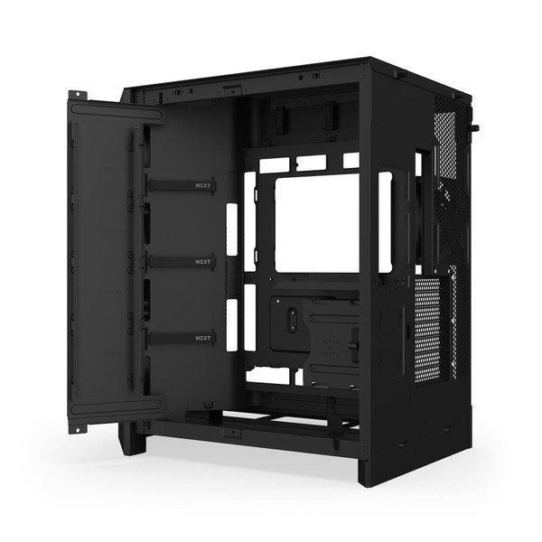 NZXT PC������ H9 FLOW RGB(2025) �֥�å� CM-H92FB-R1 �ե���2��ɸ�����(RGB 420mm��1/120mm��1) E-ATX/ATX/Micro-ATX/Mini-ITX �Ф�ե������� �ڥ���󥻥��Բġ��̳�ƻ����Υ�������Բġ� -������-