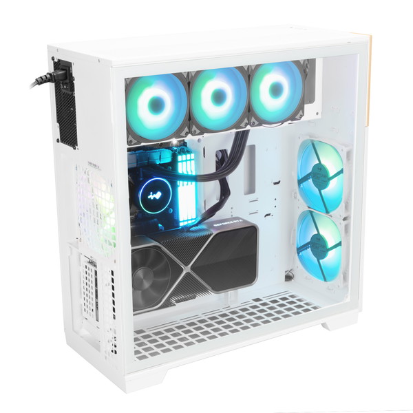 In-Win F5White PCケース IW-CS-F5WHI-3AN140P 4710474953264 INWIN インウィン 裏コネクタマザーボードに対応