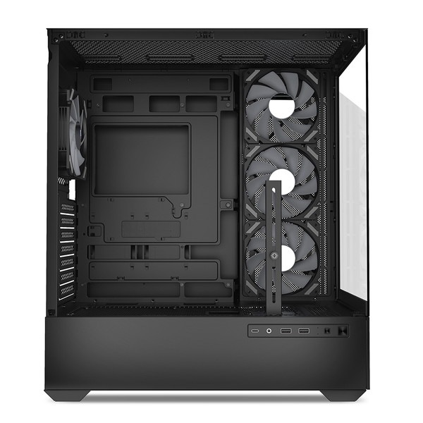 Sharkoon �ߥɥ륿� PC������ SHA-AK6-RGB-BK 120mm RGB�ե����4 ɸ����� ATX Micro ATX Mini-ITX �б� �֥�å� �ڥ���󥻥��Բġ��̳�ƻ����Υ�������Բġ�