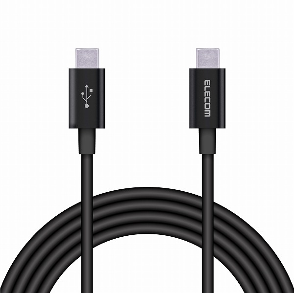 ELECOM ���쥳�� MPA-CCPS20PNBK ���ώΡ����̎ގڎ�����USB�����̎ގ� USB(C-C) ����ѵ� USB Power Delivery�б� ǧ���� 2.0m �̎ގ׎��� �ڥ���󥻥��Բġ��̳�ƻ����Υ�������Բġ�