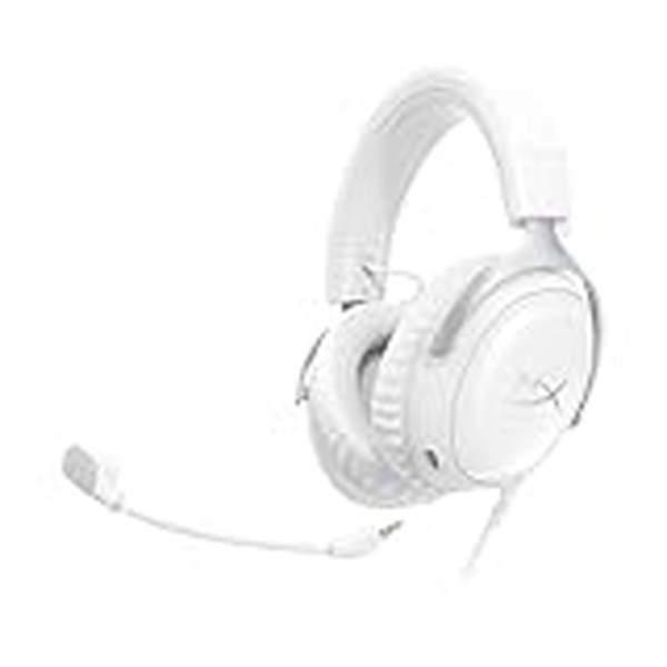 HyperX Cloud III Gaming Headset(White) HyperX ヘッドセット HyperX Cloud III ノイズキャンセリングマイク搭載 DTS Headphone:X 3.5mmプラグ/USB-A/USB-C対応 有線接続 ホワイト BS7C1AA 【キャンセル不可・北海道沖縄離島配送不可】 -お取り寄せ-