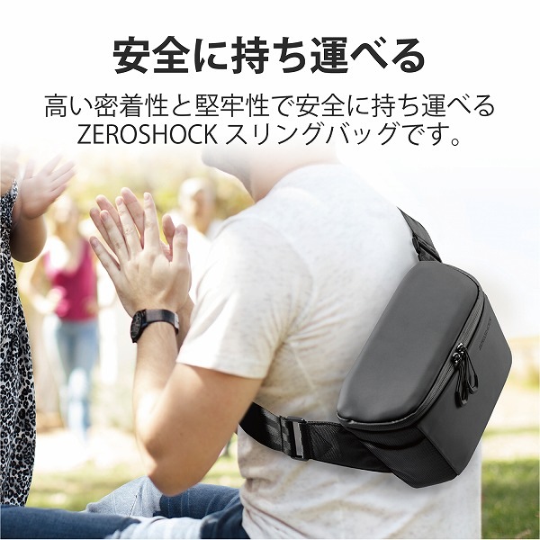 ELECOM 쥳 ZSB-DV009BK ˎގÎގҎю ؎ݎގʎގ ZEROSHOCK 2WAY ̎ގ׎ ڥ󥻥Բġ̳ƻΥԲġ