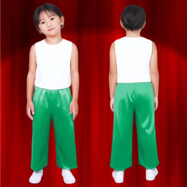 ARTEC アーテック 運動会・発表会・イベント 衣装・ファッション ソフトサテンズボン C 緑 商品番号 14537 お取り寄せ