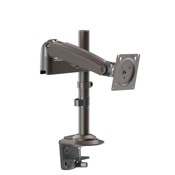 HUANUO ファーノー モニターアーム 支柱付きガススプリング式 シングルタイプ HNSS32(グレーモデル) HNSS32G 13〜32インチ対応 耐荷重9kg モニタアーム