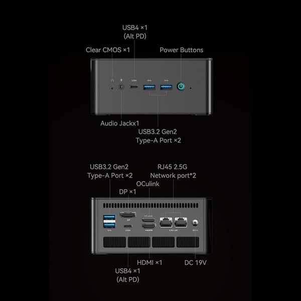 4529327909583 MINISFORUM ミニPC UM880PRO-32/1T-W11Pro(8845HS