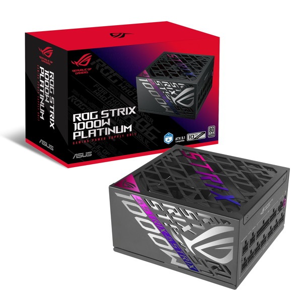 ASUS PC�Ÿ� ROG-STRIX-1000P-GAMING 80PLUS Platinum ǧ�� ATX3.1 �б� �ڥ���󥻥��Բġ��̳�ƻ����Υ�������Բġ�