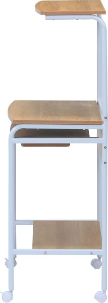 不二貿易 シンプルPCデスク フィット NA PD192-1 NA/WH 商品コード66740【代引・日時指定・キャンセル不可・北海道沖縄離島配送不可】 -お取リ寄せ-
