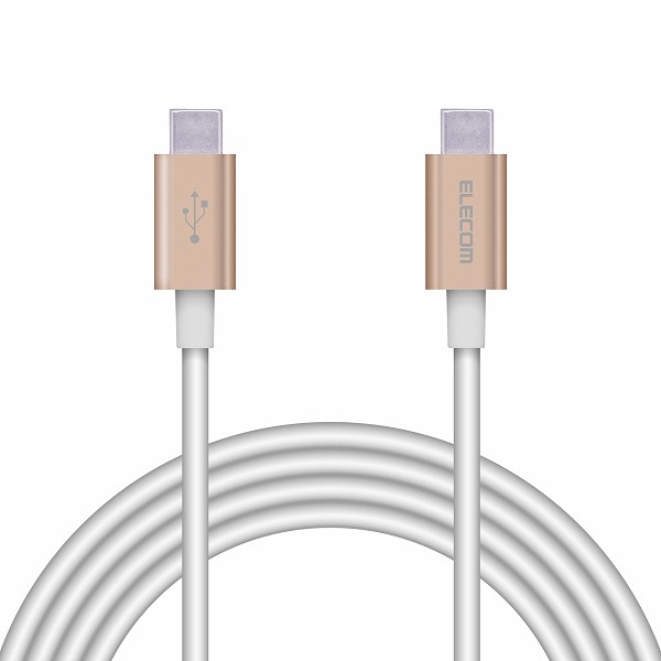ELECOM ���쥳�� MPA-CCPS20PNGD ���ώΡ����̎ގڎ�����USB�����̎ގ� USB(C-C) ����ѵ� USB Power Delivery�б� ǧ���� 2.0m ���ގ��َĎ� �ڥ���󥻥��Բġ��̳�ƻ����Υ�������Բġ�