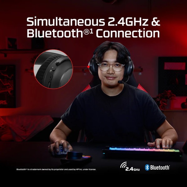 HyperX Cloud Alpha 2 Wireless (Black) ワイヤレスゲーミングヘッドセット ブラック ハイパーエックス ゲーミング ヘッドセット ゲーミングヘッドホン ヘッドホン pc ps5 ps4 無線 Bluetooth AJ5C7AA 【キャンセル不可・北海道沖縄離島配送不可】 -お取り寄せ-