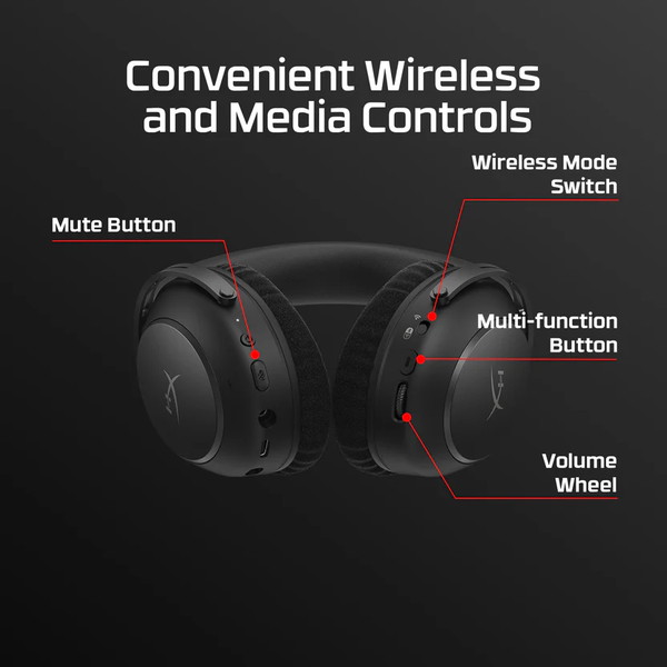 HyperX Cloud Alpha 2 Wireless (Black) ワイヤレスゲーミングヘッドセット ブラック ハイパーエックス ゲーミング ヘッドセット ゲーミングヘッドホン ヘッドホン pc ps5 ps4 無線 Bluetooth AJ5C7AA 【キャンセル不可・北海道沖縄離島配送不可】 -お取り寄せ-