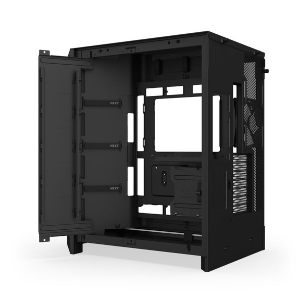 NZXT PC������ H9 FLOW RGB+(2025) �֥�å� CM-H92FB-P1 RGB�ե���3��ɸ�����(420mm��2/120mm��1) RGB����ȥ����顼��° E-ATX/ATX/Micro-ATX/Mini-ITX �Ф�ե������� �ڥ���󥻥��Բġ��̳�ƻ����Υ�������Բġ� -������-