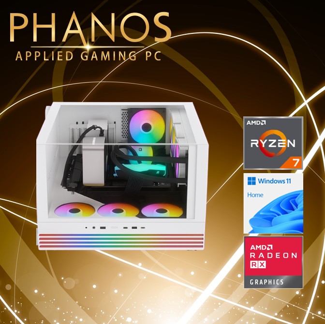 ¡Ú PHANOS ¡Û(´ðËܹ½À® CPU:Ryzen7 9800X3D/¥á¥â¥ê:DDR5 32GB RGB/SSD:2TB Gen4¡ß4 /HDD:-/ÅŸ»:1000W 80PLUS PLATINUM/¥°¥é¥Ü:RX9070XT)¡¡PHANOS-444576 ¥²¡¼¥ß¥ó¥°PC BTO¥Ñ¥½¥³¥ó