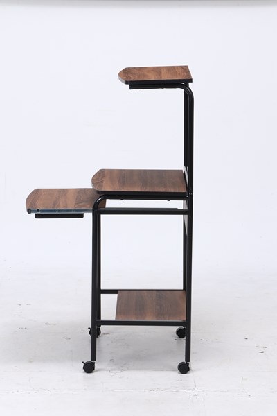 不二貿易 シンプルPCデスク フィット BR PD192-1 BR/BK 商品コード66741【代引・日時指定・キャンセル不可・北海道沖縄離島配送不可】 -お取リ寄せ-