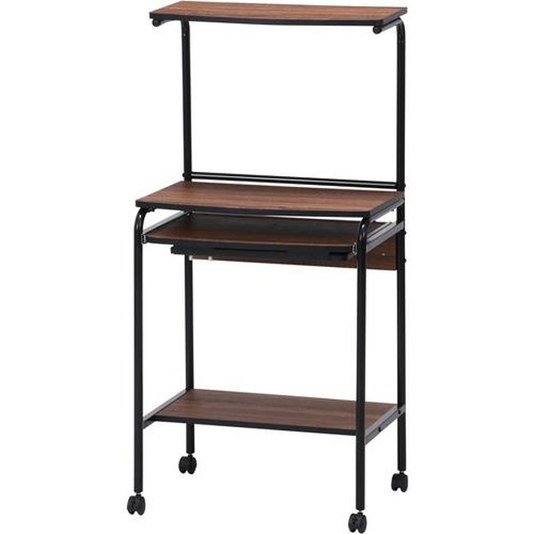 不二貿易 シンプルPCデスク フィット BR PD192-1 BR/BK 商品コード66741【代引・日時指定・キャンセル不可・北海道沖縄離島配送不可】 -お取リ寄せ-