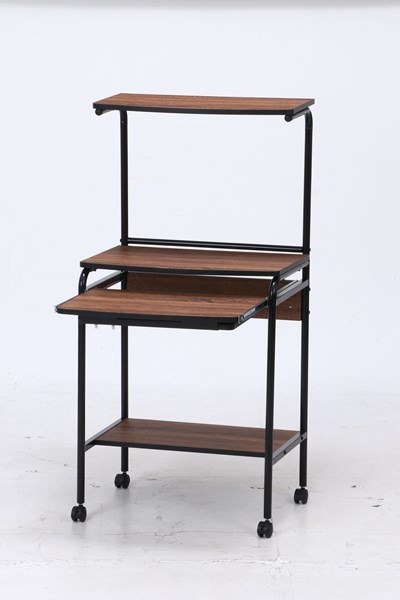 不二貿易 シンプルPCデスク フィット BR PD192-1 BR/BK 商品コード66741【代引・日時指定・キャンセル不可・北海道沖縄離島配送不可】 -お取リ寄せ-