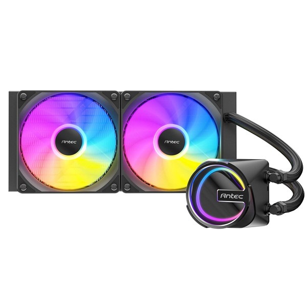 Antec CPU�����顼 Skeleton 240 ARGB �֥�å� ARGB LED�ե�����ܿ�����η���˥å� ������ȥ�ե졼�� �ݥ�ץإåɥǥ����� �ڥ���󥻥��Բġ��̳�ƻ����Υ�������Բġ�