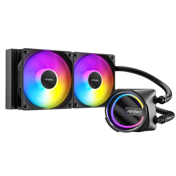 Antec CPU�����顼 Skeleton 240 ARGB �֥�å� ARGB LED�ե�����ܿ�����η���˥å� ������ȥ�ե졼�� �ݥ�ץإåɥǥ����� �ڥ���󥻥��Բġ��̳�ƻ����Υ�������Բġ�