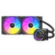 Antec CPU�����顼 Skeleton 240 ARGB �֥�å� ARGB LED�ե�����ܿ�����η���˥å� ������ȥ�ե졼�� �ݥ�ץإåɥǥ����� �ڥ���󥻥��Բġ��̳�ƻ����Υ�������Բġ�