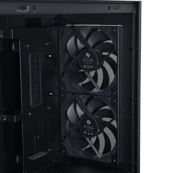 LIAN LI PC������ LANCOOL 207 DIGITAL LAN207DK 6�����LCD��� �ե���4��ɸ����� �ߥɥ륿� �֥�å� �ڥ���󥻥��Բġ��̳�ƻ����Υ�������Բġ�