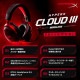 HyperX �إåɥ��å� HyperX Cloud III �磻��쥹 ����120���ֶ�ư �Υ�������󥻥�󥰥ޥ������ 2.4GHz��³ DTS Headphone:X �֥�å� 77Z45AA �ڥ���󥻥��Բġ��̳�ƻ����Υ�������Բġ� -������-