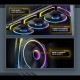 ANTEC �������ե��� Orbit 120 ARGB-3PK �ե���3�ĥ��åȥ�ǥ� RGB LED �ǥ奢����ARGB�ե��� �ڥ���󥻥��Բġ��̳�ƻ����Υ�������Բġ�