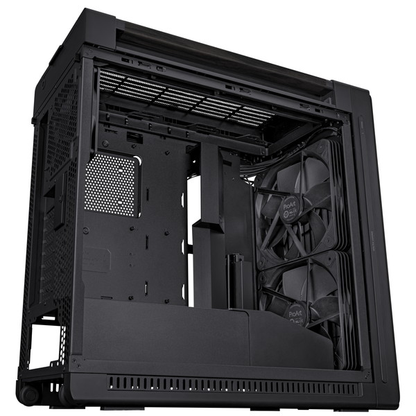 ASUS PCケース PROART PA602 WOOD TG PWM BLACK ミドルタワー E-ATX ATX Micro-ATX Mini-ITX 対応 ブラック 【キャンセル不可・北海道沖縄離島配送不可】