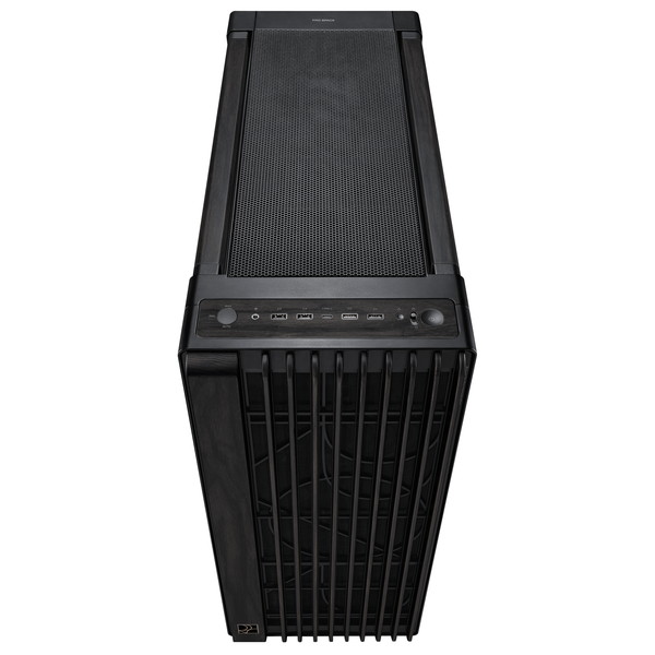 ASUS PCケース PROART PA602 WOOD TG PWM BLACK ミドルタワー E-ATX ATX Micro-ATX Mini-ITX 対応 ブラック 【キャンセル不可・北海道沖縄離島配送不可】
