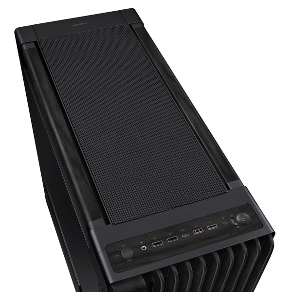 ASUS PCケース PROART PA602 WOOD TG PWM BLACK ミドルタワー E-ATX ATX Micro-ATX Mini-ITX 対応 ブラック 【キャンセル不可・北海道沖縄離島配送不可】