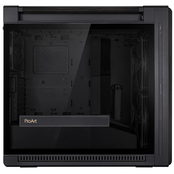 ASUS PCケース PROART PA602 WOOD TG PWM BLACK ミドルタワー E-ATX ATX Micro-ATX Mini-ITX 対応 ブラック 【キャンセル不可・北海道沖縄離島配送不可】