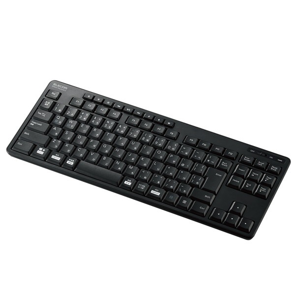 ELECOM ���쥳�� TK-FDM115SKTBK �����ܡ��� �磻��쥹 �Ų� ���� �֥�å��ڥ���󥻥��Բġ��̳�ƻ����Υ�������Բġ�