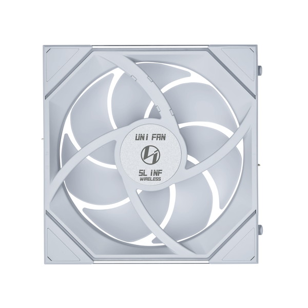 Lian Li ケースファン UNI FAN SL-INF WIRELESS 140 White ホワイト 14SLIN1W1W ワイヤレス接続ファン 140mm スタンダードブレード インフィニティミラー搭載【キャンセル不可・北海道沖縄離島配送不可】