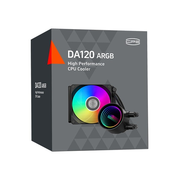 CPS ����CPU�����顼 DA120 ARGB Black 120mm�ե��� LGA1851�б� ARGBȯ�� �Ų� �֥�å� DA120-ARGB-BK PCCOOLER �ڥ���󥻥��Բġ��̳�ƻ����Υ�������Բġ�