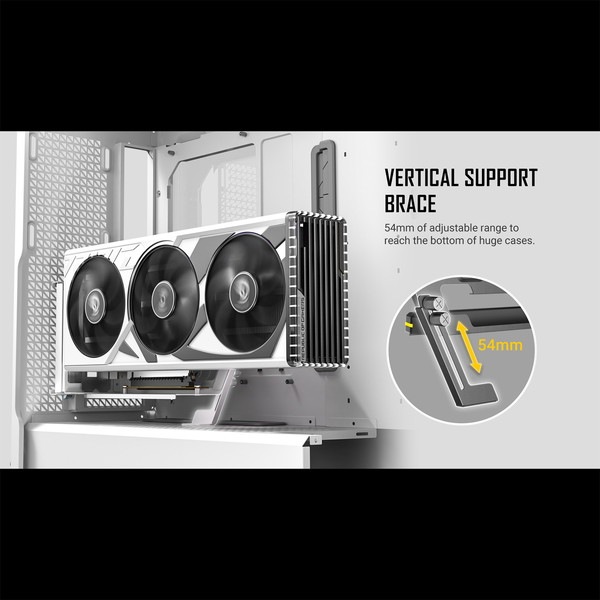 Antec ����ե��å��������ѥ֥饱�åȡܥ饤���������֥� SHIFT White AT-ARCVB-W190-PCIE4-RTX40 ��ư�� ���֤� RTX4090 PCIe4.0 �б� �ۥ磻�� �ڥ���󥻥��Բġ��̳�ƻ����Υ�������Բġ�